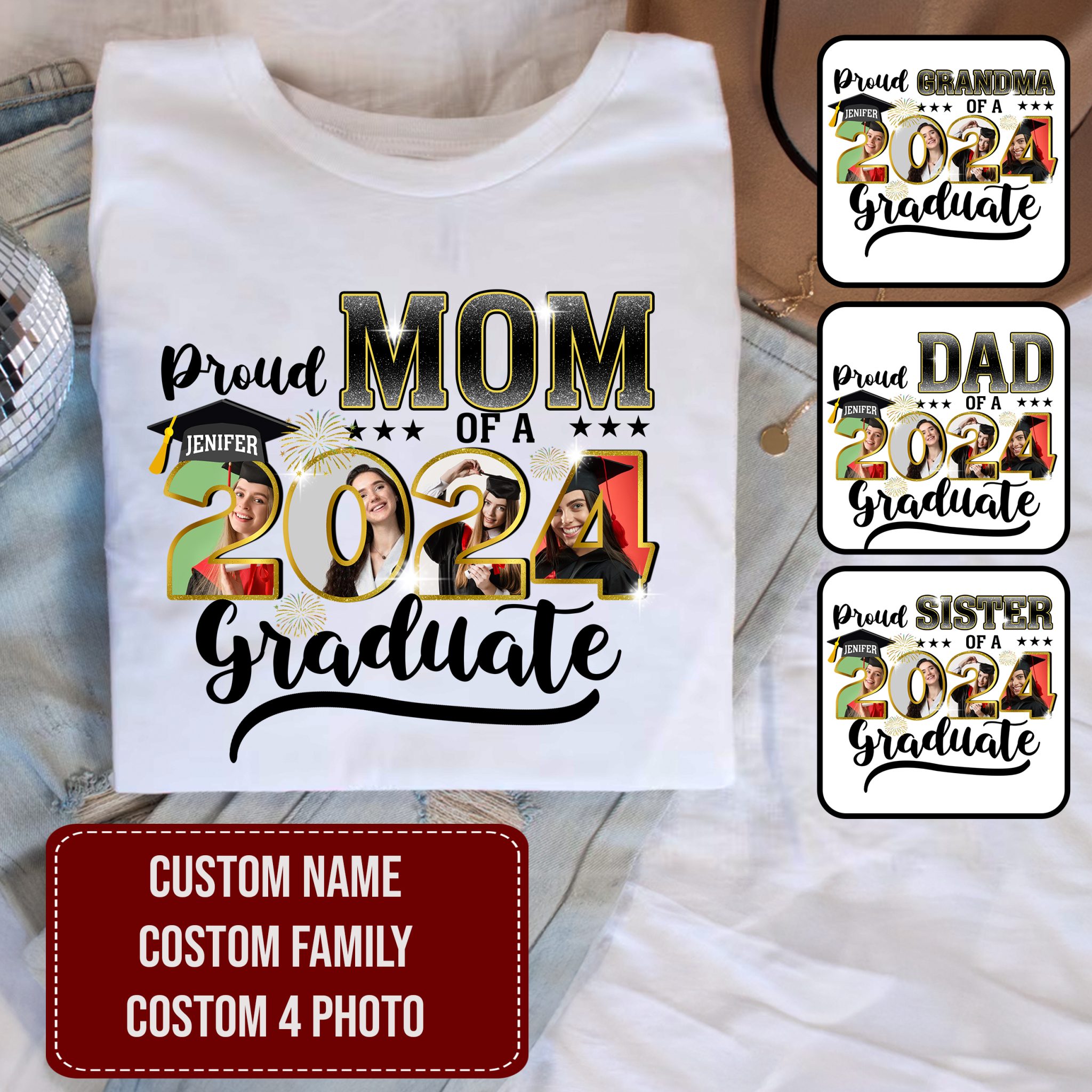 Personalized Graduation 2024 Shirts - Farm Food Family Merch